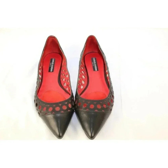 ladies CHARLES JOURDAN flats size 7.5 - Picture 2 of 6
